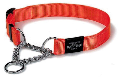 Rogz For Dogs Lumberjack Choker Oranje 25 MMX43-73 CM