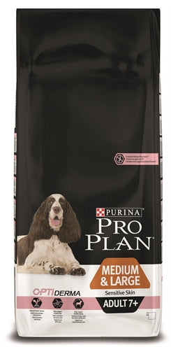 Pro Plan Dog Adult Medium / Large 7+ Sensitive Skin 14 KG