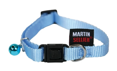 Martin Sellier Kattenhalsband Nylon Uni Blauw 12 MMX20-30 CM