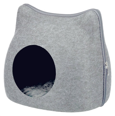 Trixie Relax Iglo Kat Vilt Grijs 38X37X35 CM