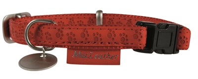 Macleather Halsband Rood