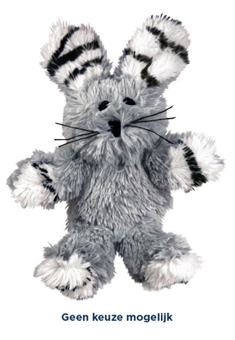 Kong Cat Softies Fuzzy Bunny Assorti 11X4X15,5 CM