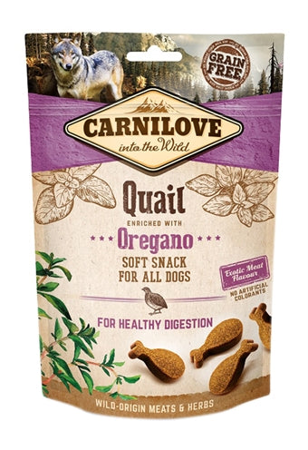 Carnilove Soft Snack Kwartel / Oregano 200 GR