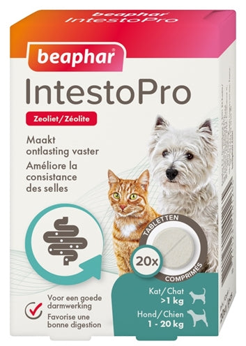 Beaphar Intestopro Kat / Hond >20 KG 20 TBL