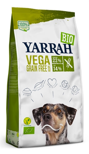 Yarrah Dog Biologische Brokken Vega Ultra Sensitive Tarwevrij