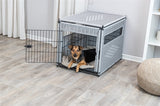 Trixie Bench Homekennel Polyrotan Lichtgrijs 58X77X60 CM