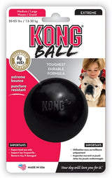 Kong X-Treme Rubber Bal Zwart