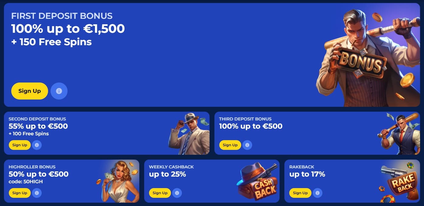 Carlospin Bonussen en promoties